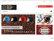 Tablet Screenshot of motohelmetshop.com
